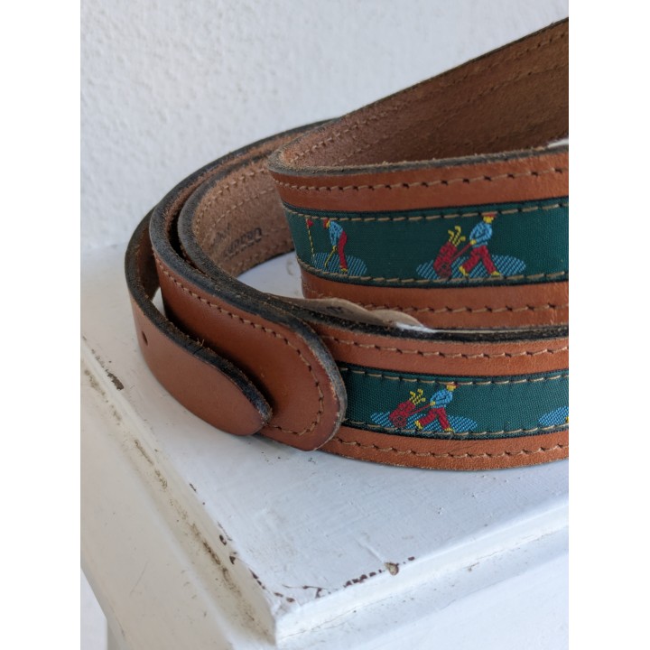 cintura vintage cuoio