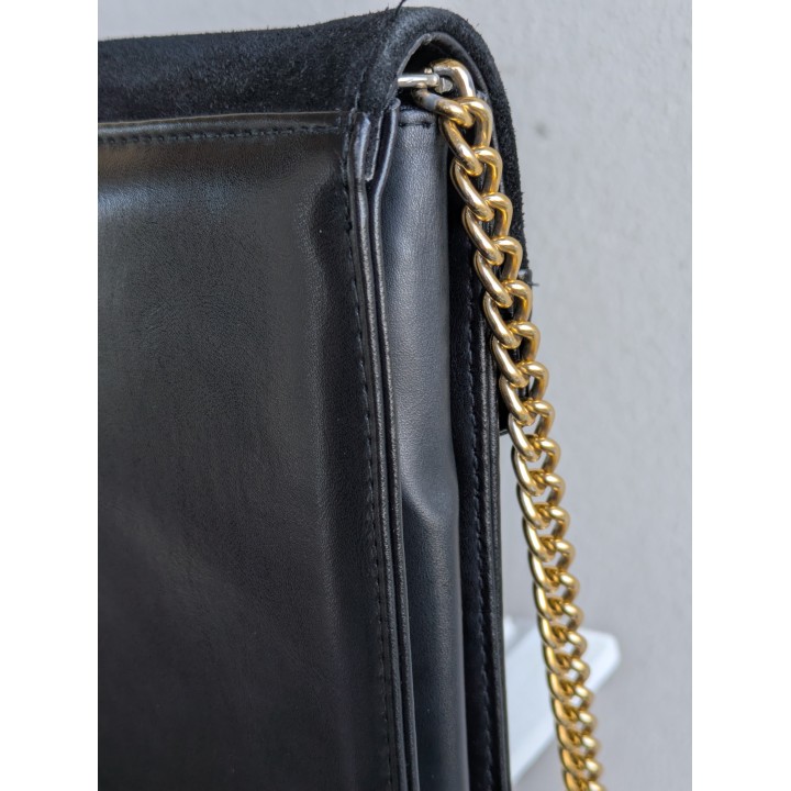 pochette vintage rossa pelle