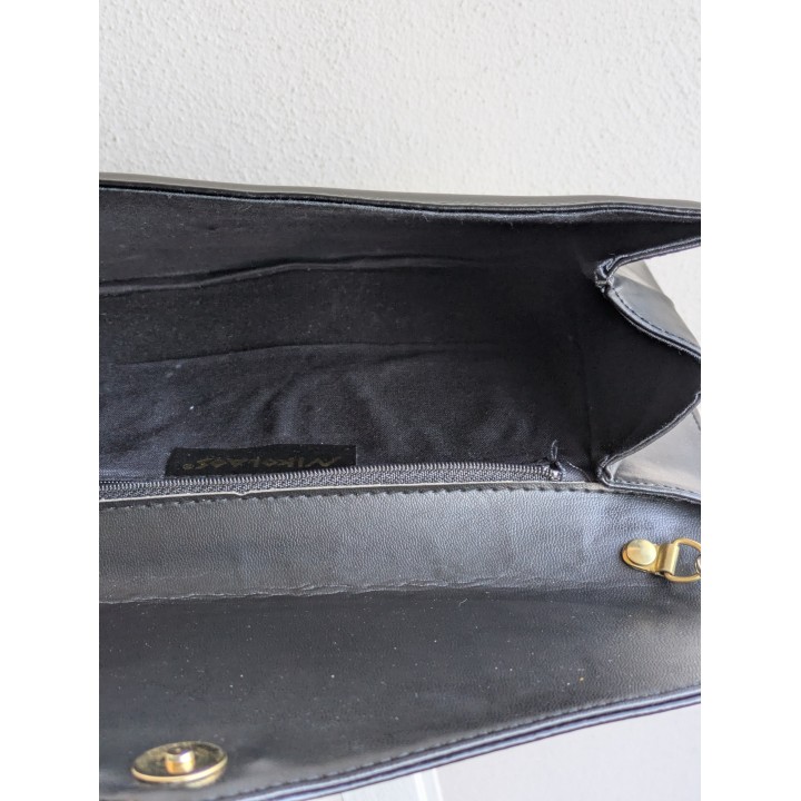 pochette vintage rossa pelle