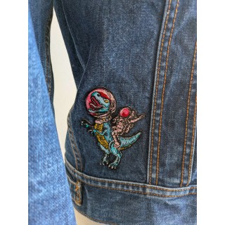 Giubbino in jeans DinosauriIndisponenti