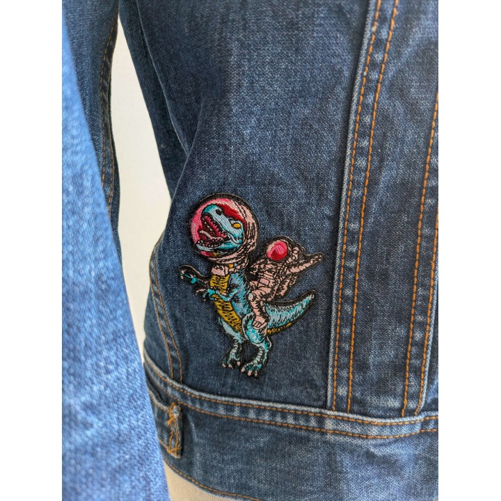 Giubbino in jeans DinosauriIndisponenti