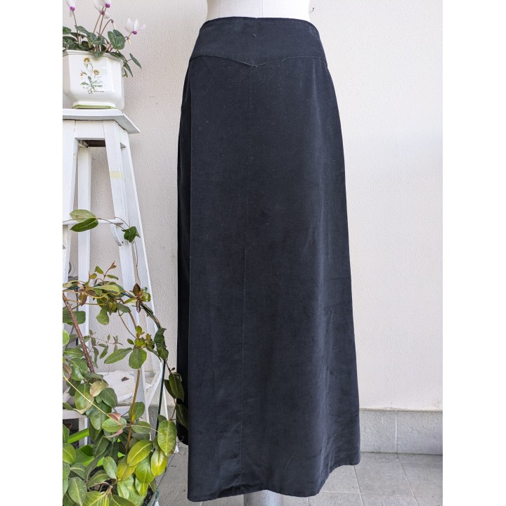 gonna velluto vintage