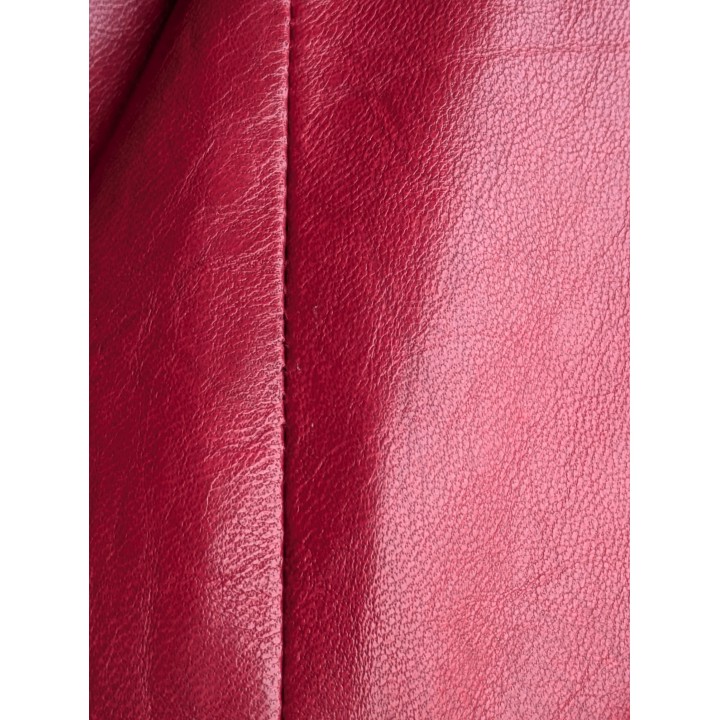 Trench nuovo foderato in pelle lungo