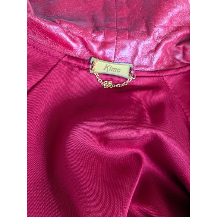 Trench nuovo foderato in pelle lungo