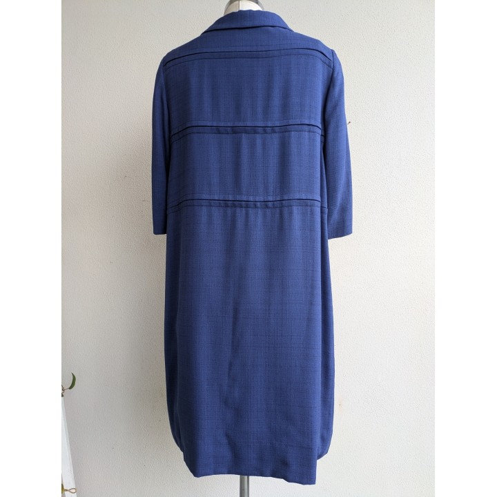 Trench nuovo foderato in pelle lungo