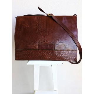 Borsa a tracolla in pelle Mastro Bruno
