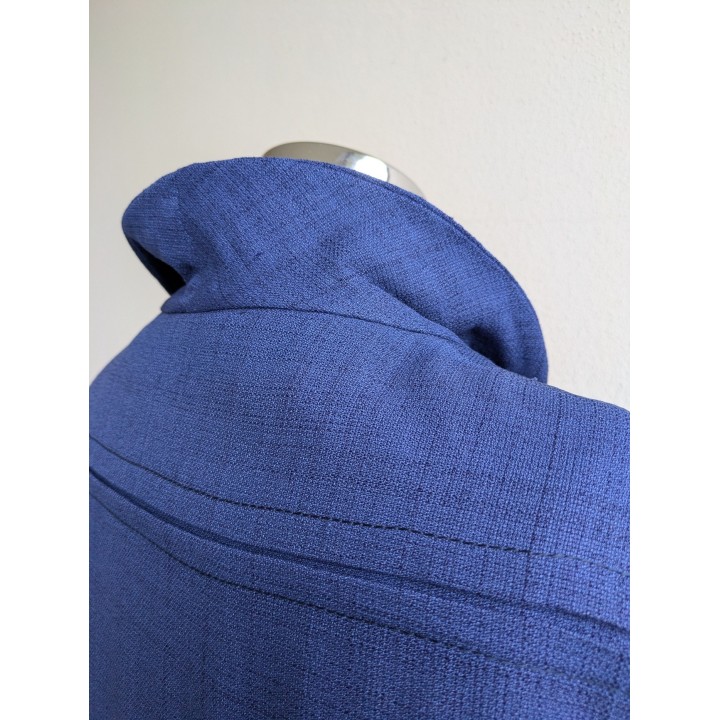 Trench nuovo foderato in pelle lungo