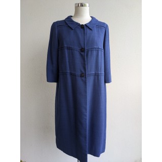 Trench nuovo foderato in pelle lungo