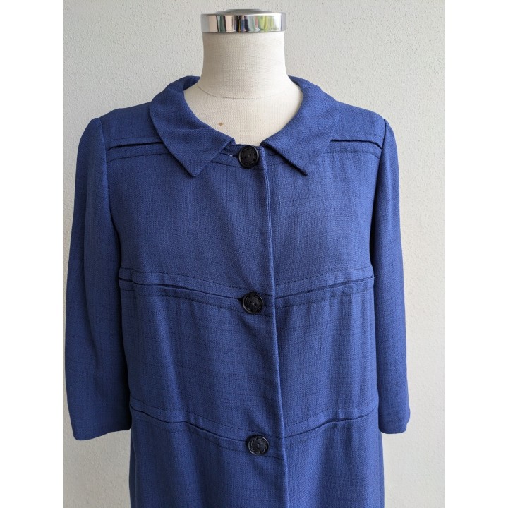 Trench nuovo foderato in pelle lungo