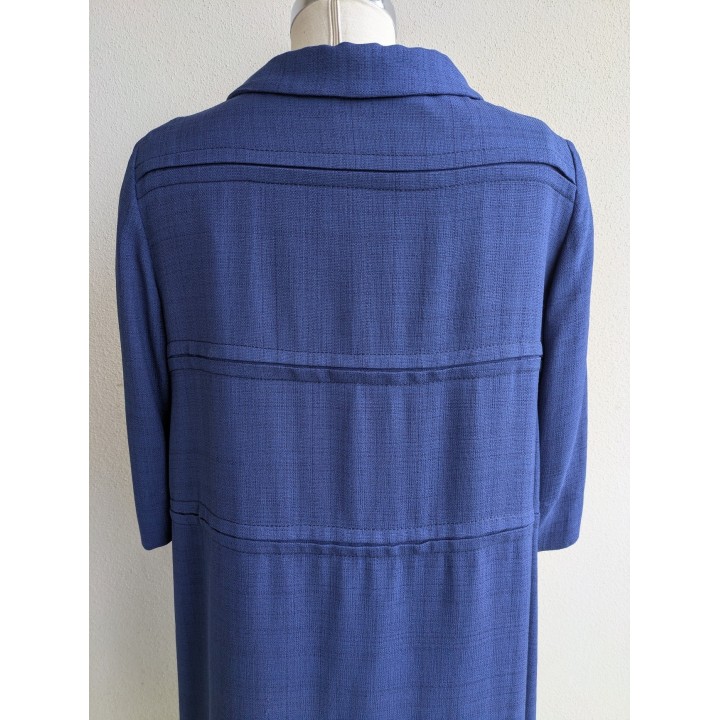 Trench nuovo foderato in pelle lungo