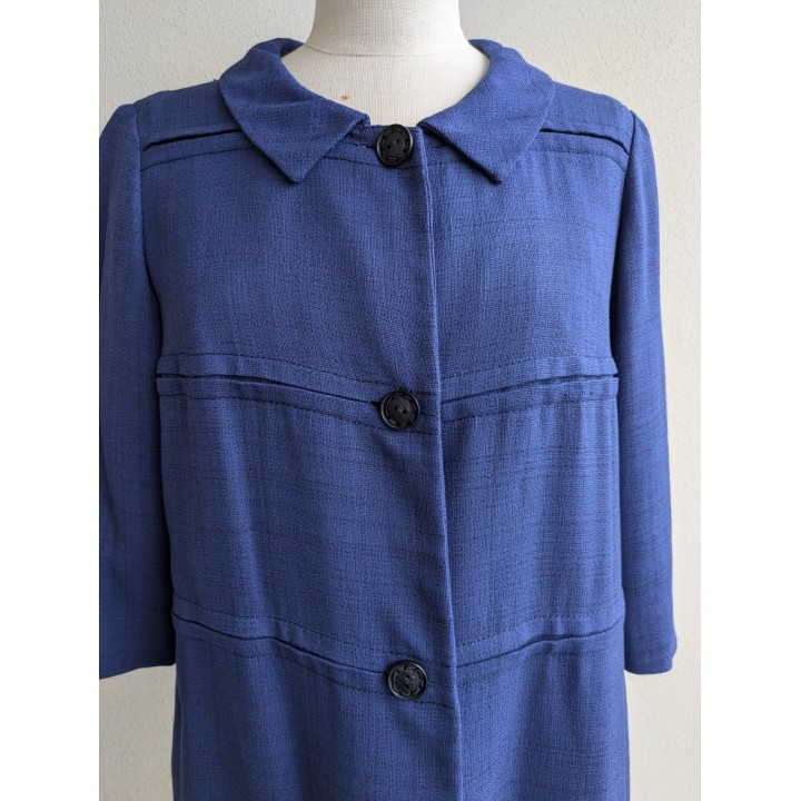 Trench nuovo foderato in pelle lungo