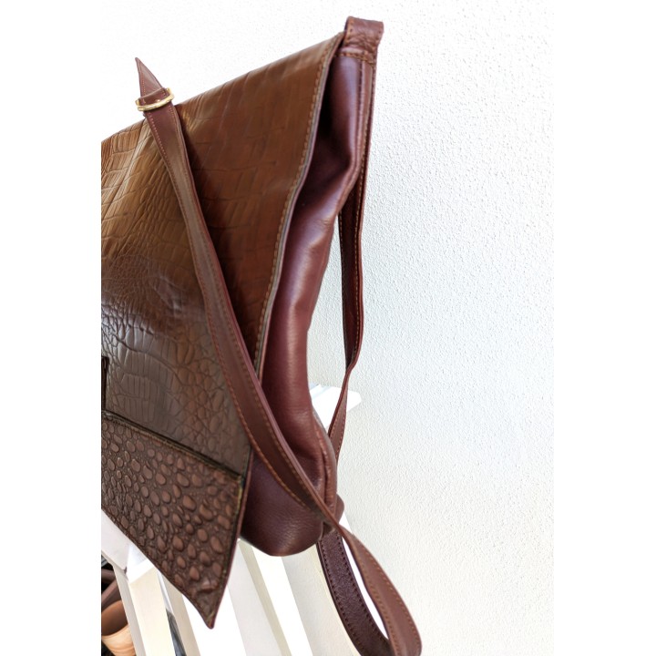 Borsa a tracolla in pelle Mastro Bruno