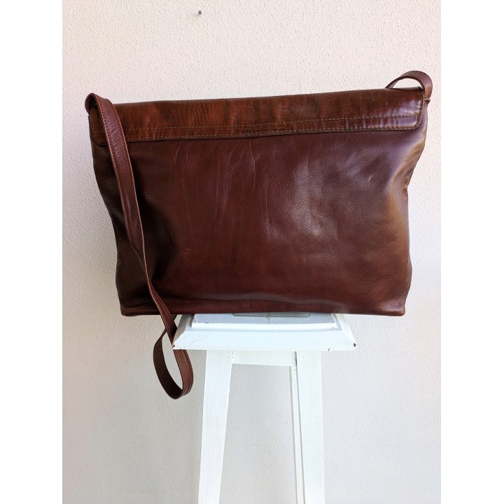 Borsa a tracolla in pelle Mastro Bruno