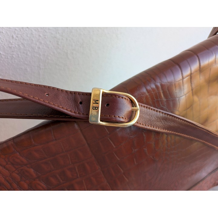 Borsa a tracolla in pelle Mastro Bruno