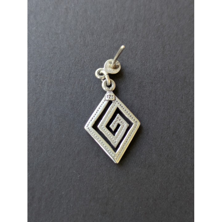 Orecchini artigianali vintage in argento