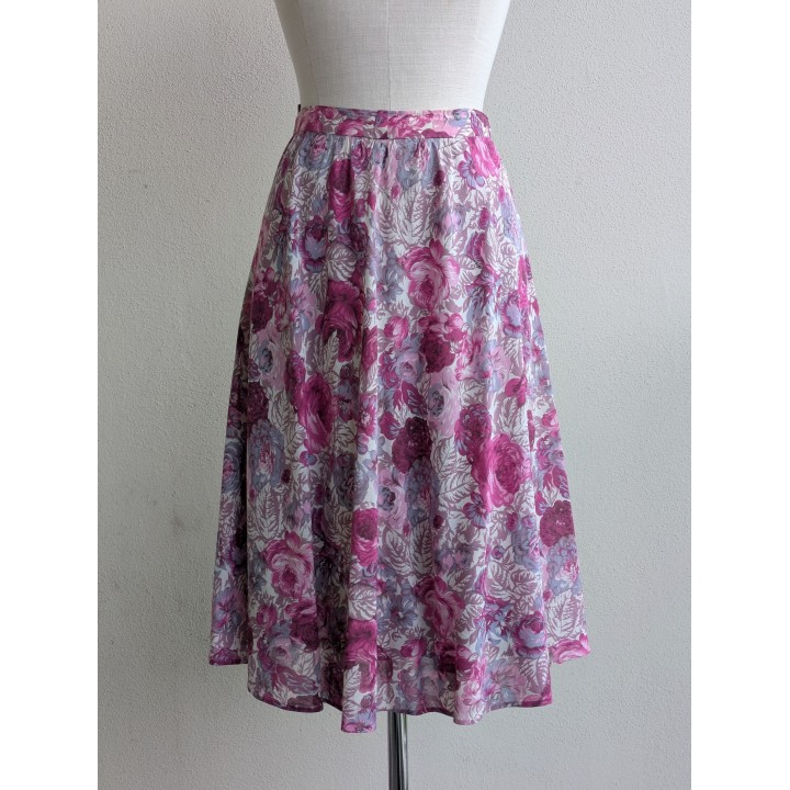Gonna vintage sartoriale in cotone