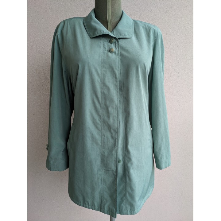 Soprabito verde acqua con coulisse
