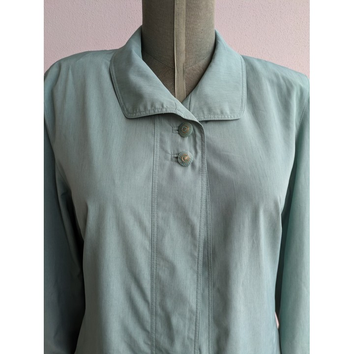 Soprabito verde acqua con coulisse