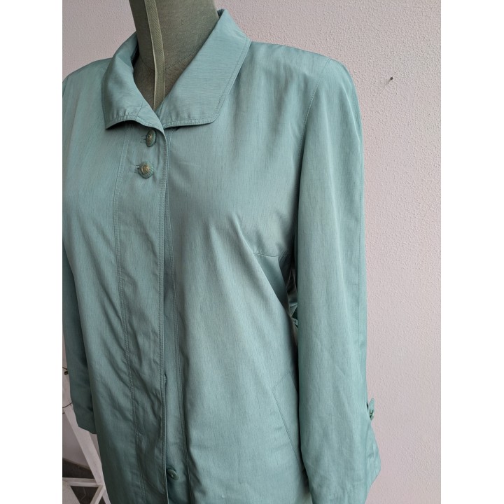 Soprabito verde acqua con coulisse