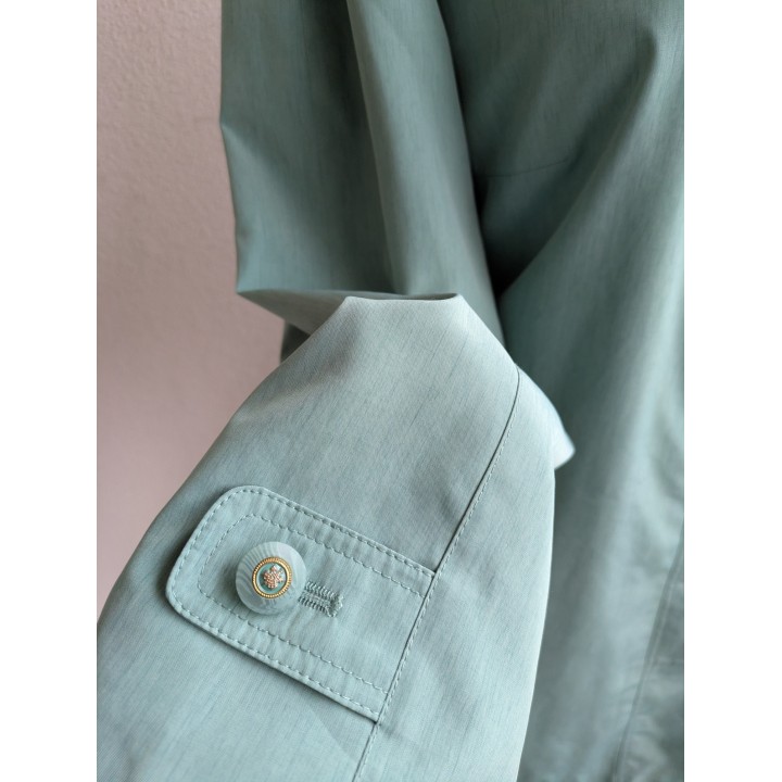 Soprabito verde acqua con coulisse