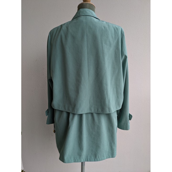 Soprabito verde acqua con coulisse