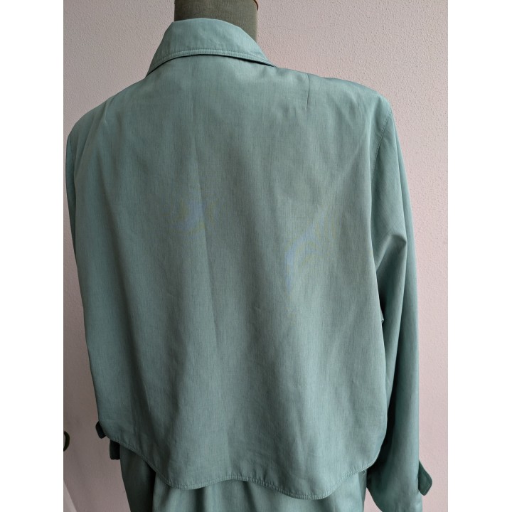 Soprabito verde acqua con coulisse
