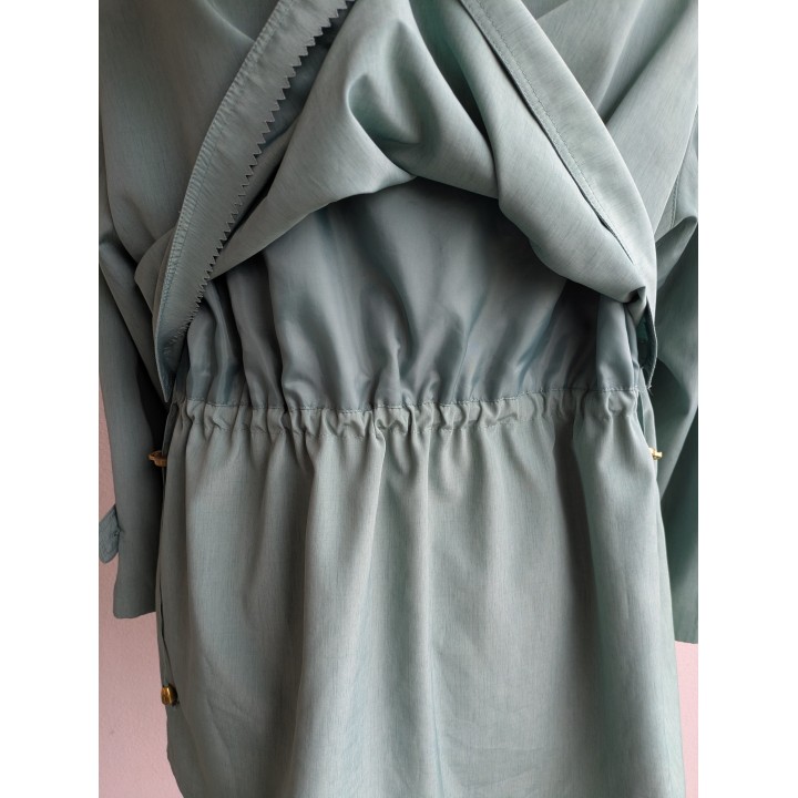 Soprabito verde acqua con coulisse