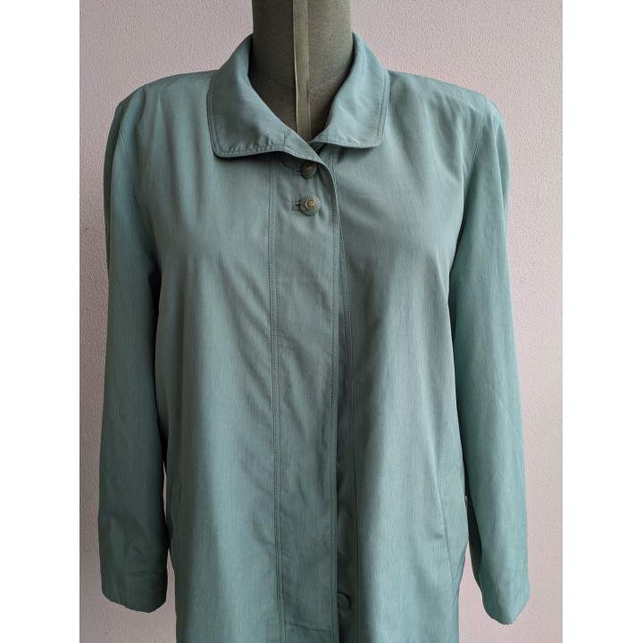 Soprabito verde acqua con coulisse