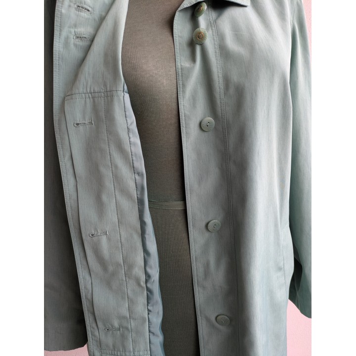 Soprabito verde acqua con coulisse