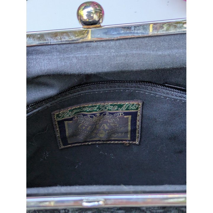 Borsetta nera verniciata vintage