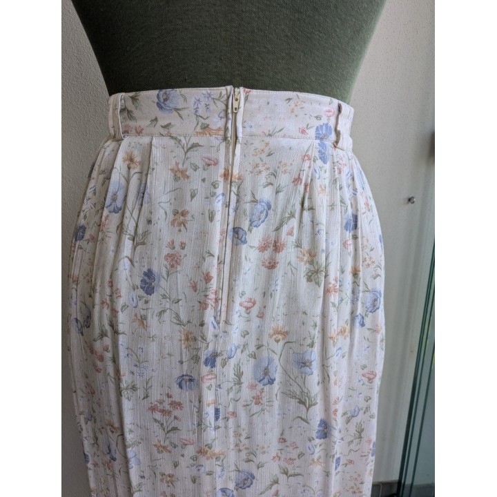 Gonna vintage sartoriale in cotone