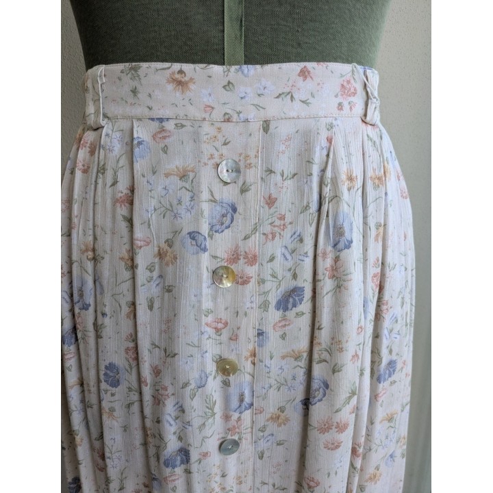 Gonna vintage sartoriale in cotone