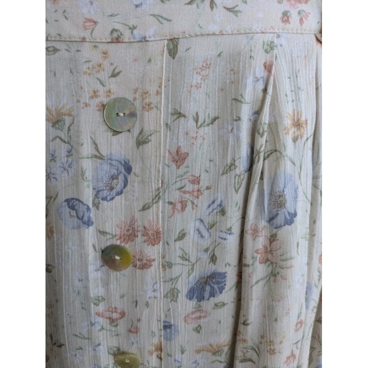 Gonna vintage sartoriale in cotone