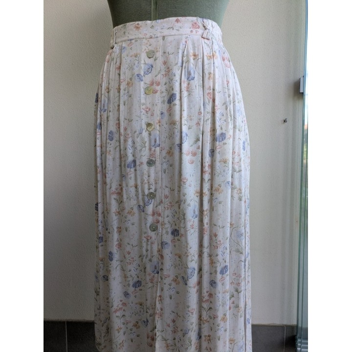 Gonna vintage sartoriale in cotone