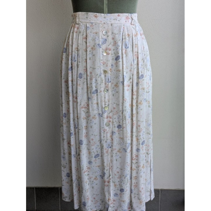Gonna vintage sartoriale in cotone