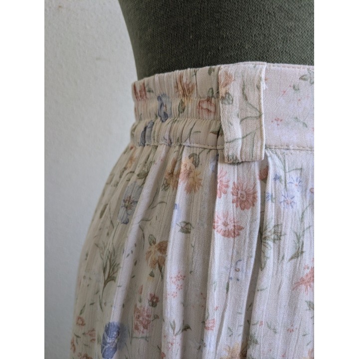 Gonna vintage sartoriale in cotone
