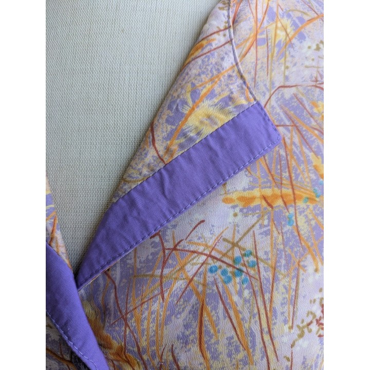 Abito vintage estivo con inserti lilla