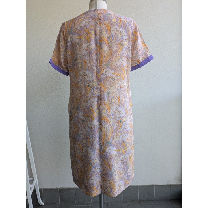 Abito vintage estivo con inserti lilla