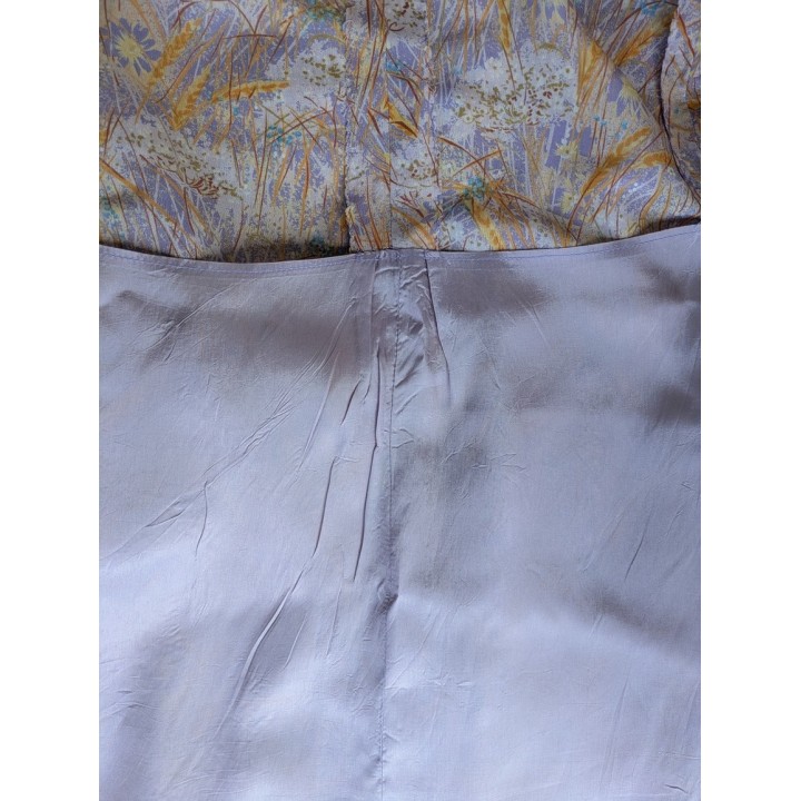 Abito vintage estivo con inserti lilla