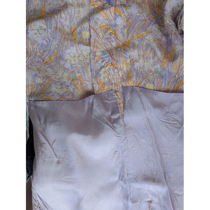 Abito vintage estivo con inserti lilla
