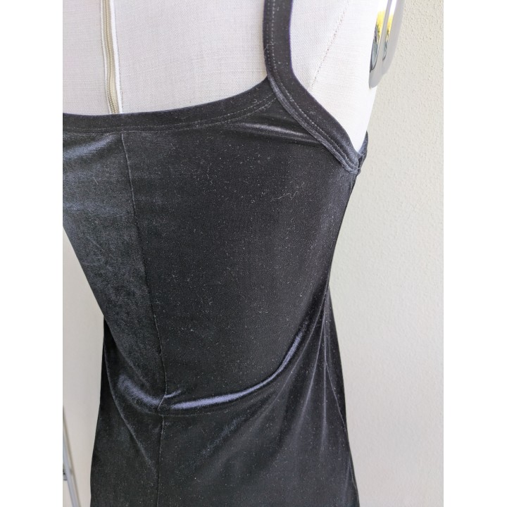 Delizioso minidress Y2K in velluto Phard.  Iconico e versatile.  Taglia riportata m elasticizzato