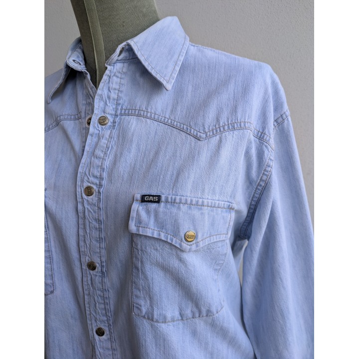 Camicia in jeans vintage Gas