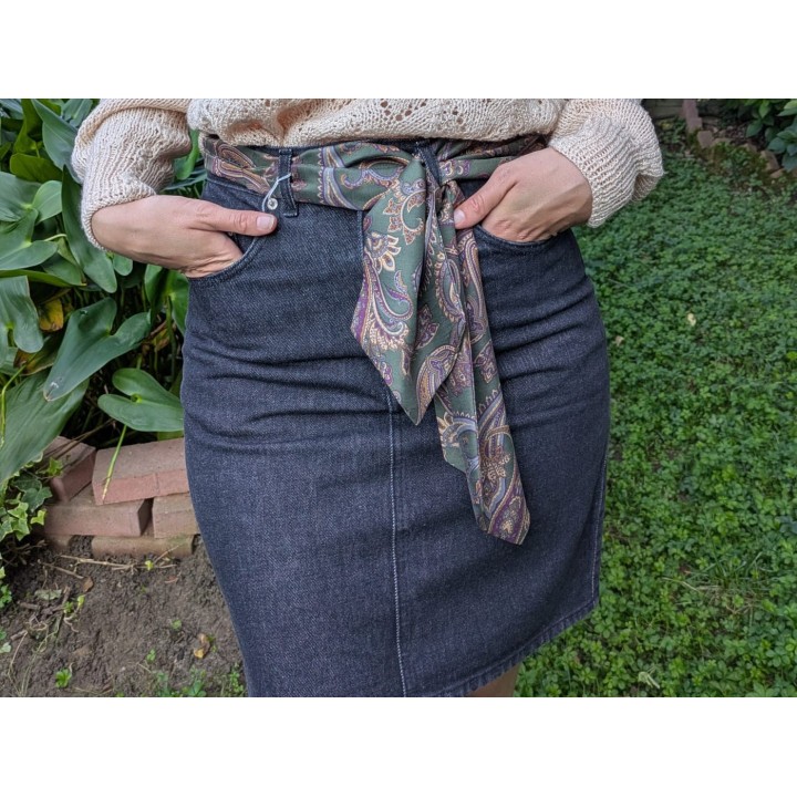 gonna jeans Casucci  vita 37.5  (x 2) fianchi 46.5 ( x2) lunghezza 50