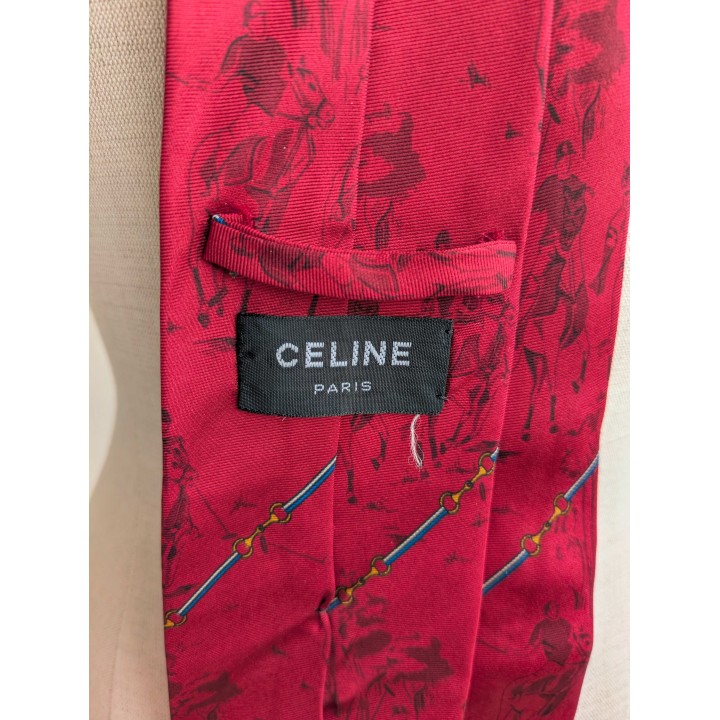 Cravatta Celine rossa