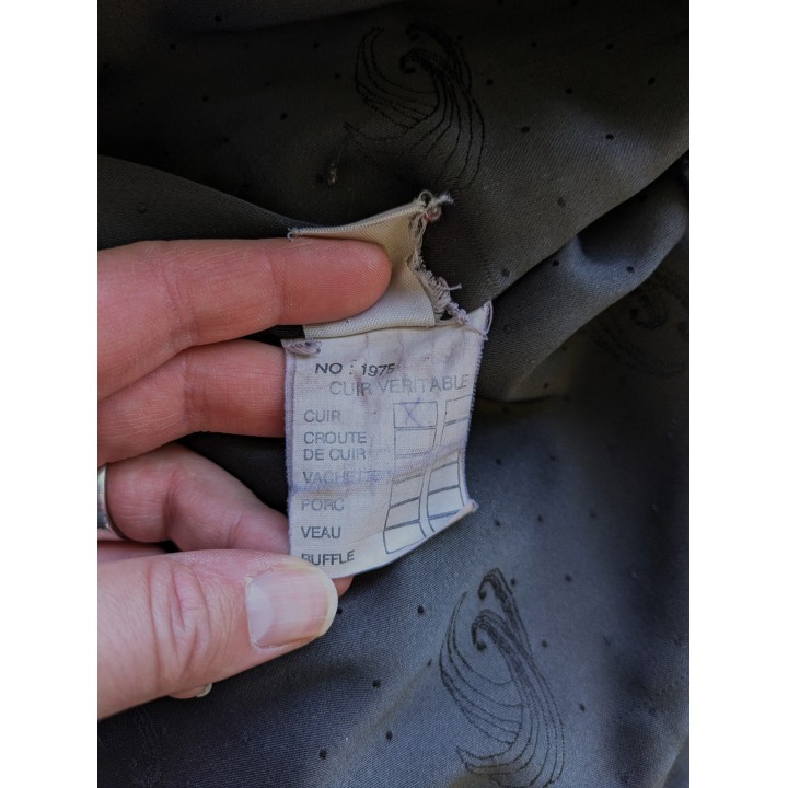 Giacca in pelle nera