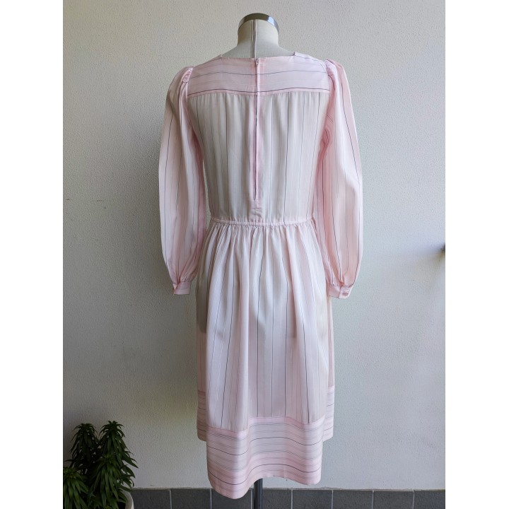 Abito rosa sartoriale