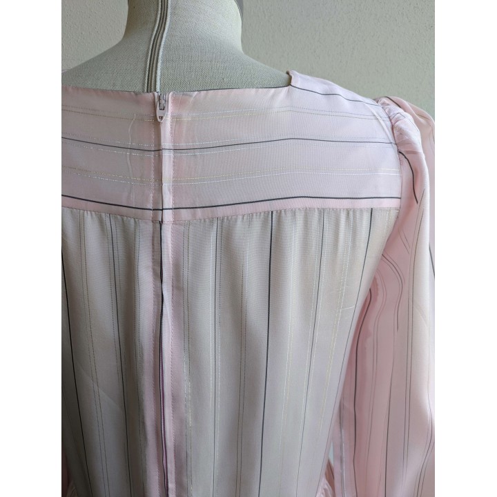 Abito rosa sartoriale