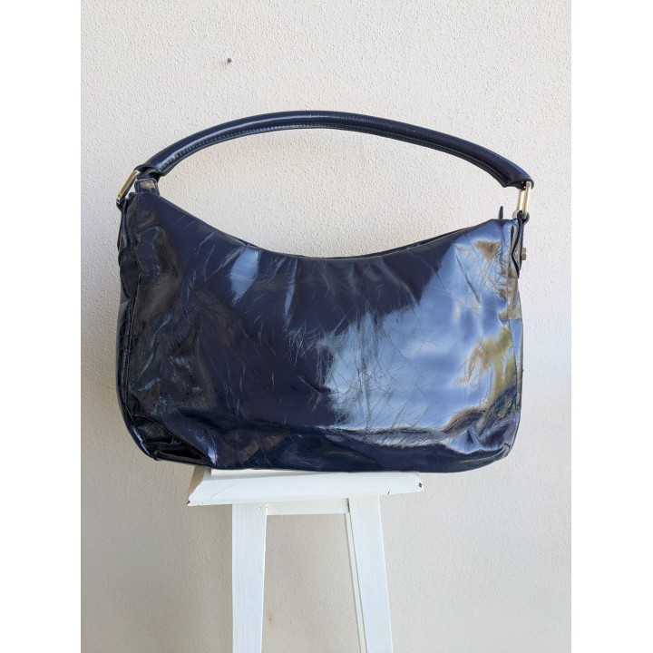 Borsa Gian Franco Ferrè verniciata blu