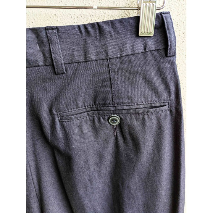 Pantaloni chino blu in misto viscosa