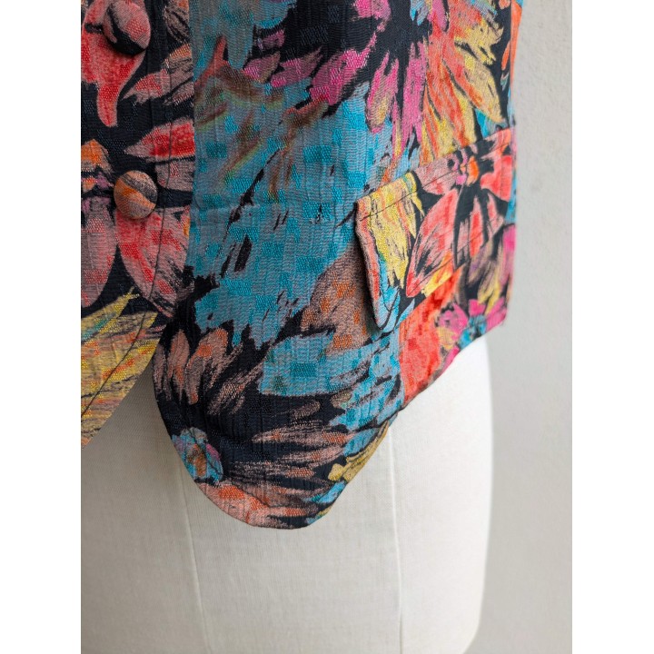 Gilet fantasia fiori